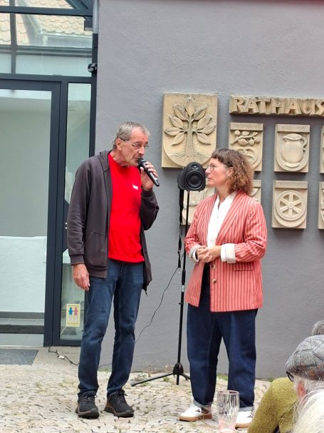 Stefan Simpfendörfer interviewt Simone Kirschbaum